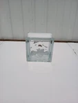 Mulia Glass Block New Nos 6X6X4 Wave Pattern Indonesia. Fixed Price $28.00.