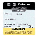 1979 C3 Corvette Delco Air A/c Compressor Decal Factory Style 1131127. Fixed Price $25.95.