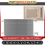 Condenser A/c Air Conditioning W/bracket For Kenworth T680 T880 Peterbilt 567. Fixed Price $100.99.