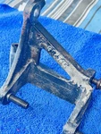 C3 1976-1982 Air Conditioning Compressor Lower Mounting Support GM#364715. Fixed Price $100.00.