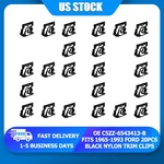 20PCS Black Nylon Windshield Clips C5ZZ-6543413-B Direct Fit Ford F100-F350 Us. Fixed Price $7.57.