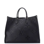 Louis Vuitton Onthego Tote Monogram Empreinte Giant Gm. Fixed Price $3030.00.