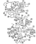 Genuine Mopar Heater And Damper Control Link 5134347AA. Fixed Price $97.22.