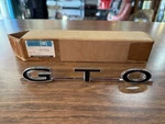 New Original General Motors Pontiac Gto Emblem Gm# 97758668 Nos. Fixed Price $75.00.