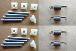 4 Nos Headlight Springs & Adjusters! For Cadillac Buick Oldsmobile Pontiac Etc. Fixed Price $38.00.