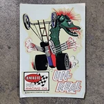 Rare Original 1966 Weird-oh Water Decal Amalie Oil Drag Racing Hot Rod Vintage B. Fixed Price $59.99.