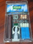 Steve Mizerak World Champion Deluxe Cue Repair Kit New In Package. Fixed Price $15.00.