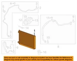 Nissan Oem 18-23 Kicks Condenser, Compressor Lines-condenser Assy 921005RB0A. Fixed Price $528.00.