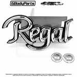 1978-1983 Buick " Regal Grill Emblem W/ Backing Plate & Hardware Gm# 25505709. Fixed Price $50.00.
