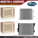 Radiator &ac Condenser Cooling Kit For Jaguar S-type 2003-2008 Xf 2009-2010 4.2L. Fixed Price $223.99.