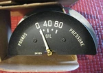 Nos Mopar 1949 Plymouth Oil Pressure Gauge, In Box, 1310994. Fixed Price $29.49.