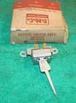 1955 Ford Mainline Customline Fairlane Sunliner Nos Heater Blower Switch. Fixed Price $79.00.