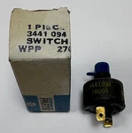 New Old Stock A/c Low Pressure Cutoff Switch For 1970-71 Models Mopar #3441094. Fixed Price $75.00.