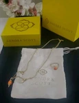 Kendra Scott Gold Necklace/ Free Size Ring Set ( New. No Tag). Fixed Price $45.00.