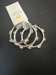 Kendra Scott Haven Heart Set Of 3 Stockings Rings Size 7 Rhodium. Fixed Price $59.00.