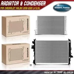 New Radiator & Ac Condenser Cooling Kit For Chevrolet Malibu 2016-2021 L4 2.0L. Fixed Price $175.49.