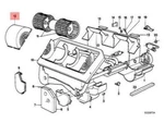 Bmw E21 Saloon Heater Fan Blower Upper Right Housing 64111369104 No Duties. Fixed Price $36.60.