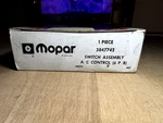 Nos Mopar 1981-1983 Chrysler Cordoba Imperial Mirada Ac Dash Switch 3847742. Fixed Price $195.00.
