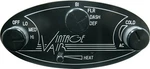 Vintage Air Gen Ii Oval Control Panel Black Anodized Old Style 2 481005. Fixed Price $207.00.