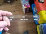 Nos Amc Heater Control Faceplate Clear. Fixed Price $20.00.