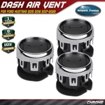 3X Front Center Black + Chrome Dash Air Vent Ford Mustang 15-22 FR3Z19893AE. Fixed Price $32.49.