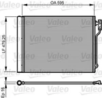 Condenser, Air Conditioning Valeo 814192. Fixed Price $166.62.