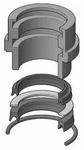 Atlas Cylinders 4A17R000S 1-3/4" Rod & Series Seals Gland Kit (nitrile). Fixed Price $217.57.