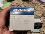 Ac Delco 15-8189 Relay Gm 14036273. Fixed Price $15.00.