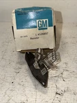 Nos Oem Gm 526897 Air Conditioning Blower Motor Resistor 3 Speed 1984-96 Corvett. Fixed Price $38.80.